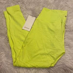 lululemon athletica Neon Yellow High-Rise Leggings